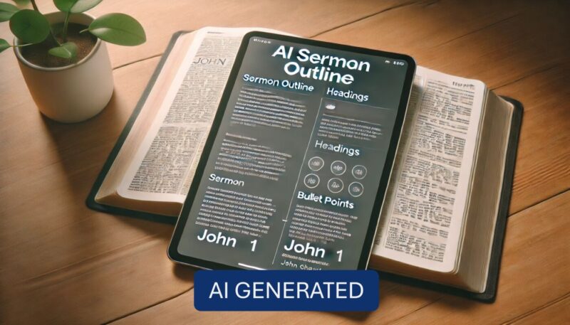 AI generated sermon