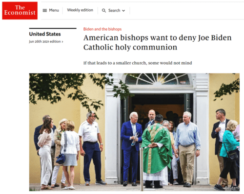 Biden communion debacle