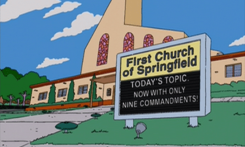 Simpsons church 1