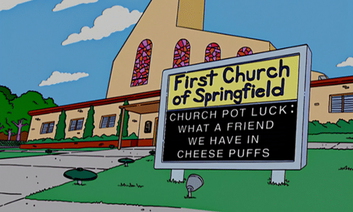 The Simpsons church 4