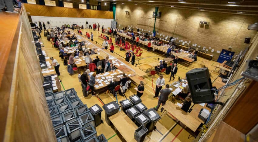 UK election count