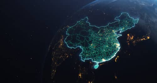 China from space